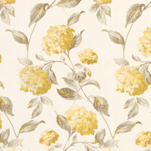 Hydrangea Camomile Fabric by Laura Ashley